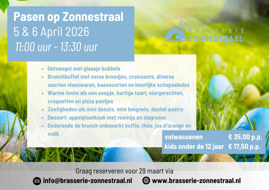 paas brunch brasserie zonnestraal 1024x722
