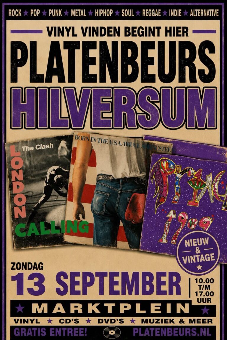 Platenbeurs Hilversum Zondag 13 September Marktplein — markt-eten in Hilversum