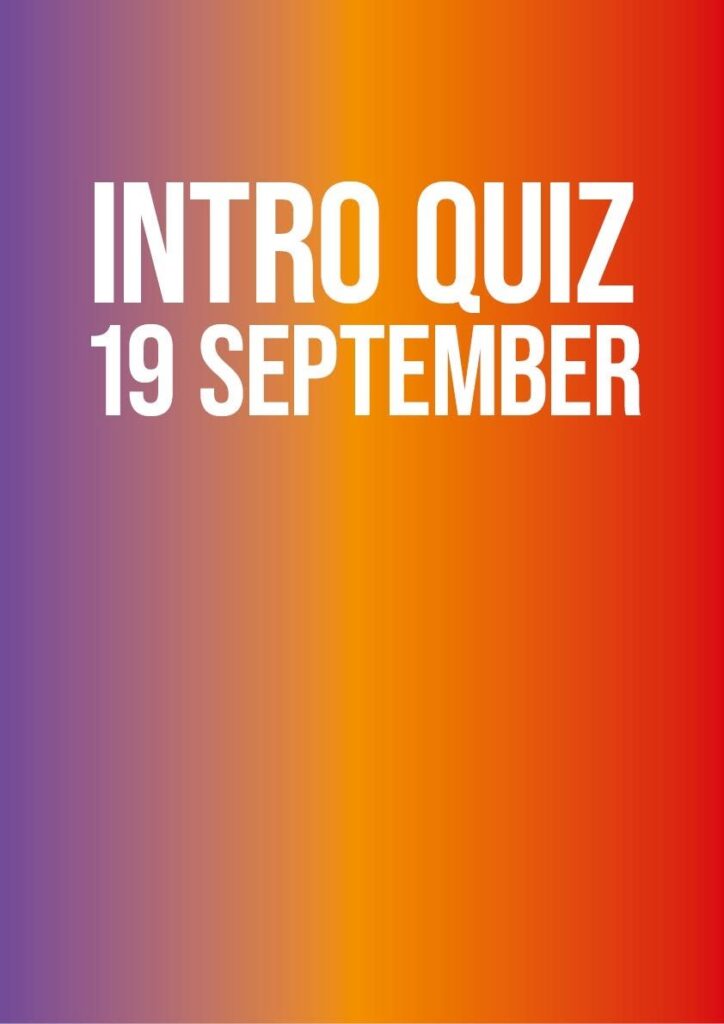 Intro Quiz in Hilversum