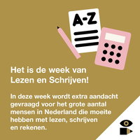 Week van Lezen en Schrijven in de Bibliotheek — lezing in Hilversum