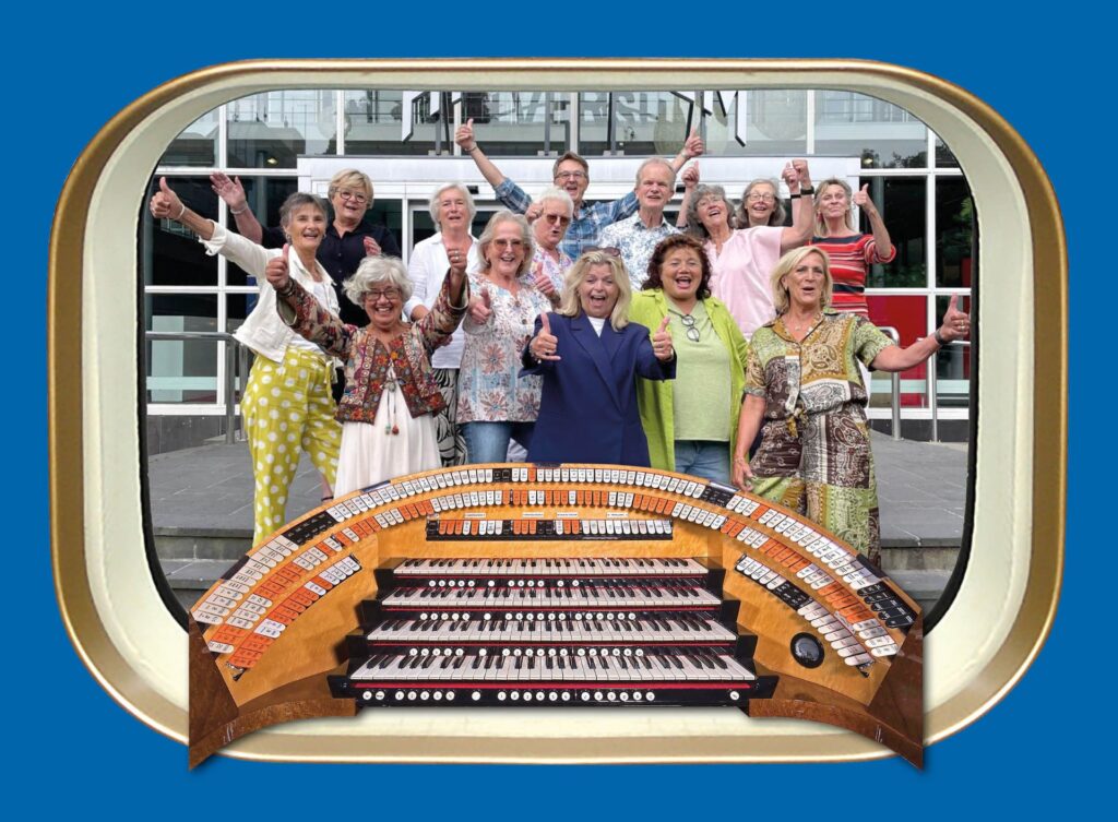 75 jaar televisie met Oebele – Hamelen Koor & Bert van den Brink, Pierre Palla Concertorgel in Hilversum