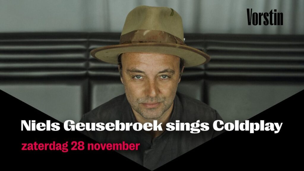 Niels Geusebroek sings Coldplay De Vorstin in Hilversum