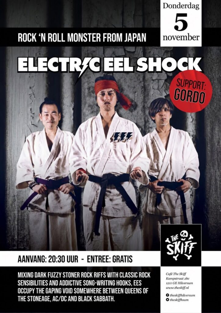 Live Electric Eel Shock (JP) Gordo in Hilversum
